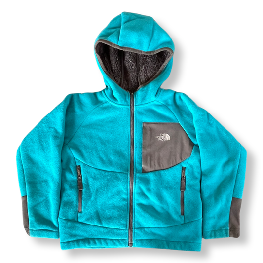 The North Face Teal Fleece Jacket - 6 youth
