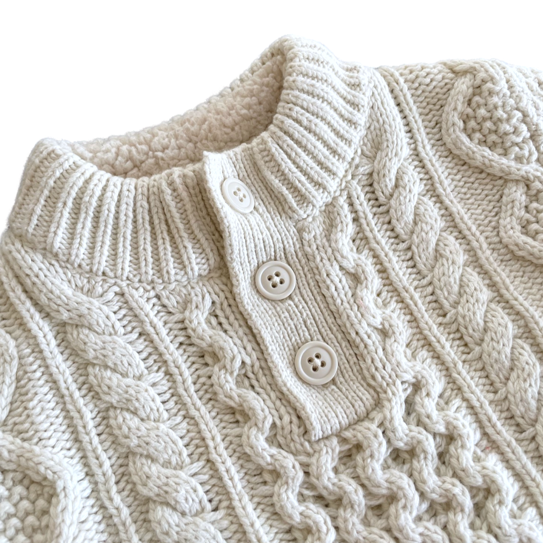 babyGap White Chunky Knit Sweater - 4T