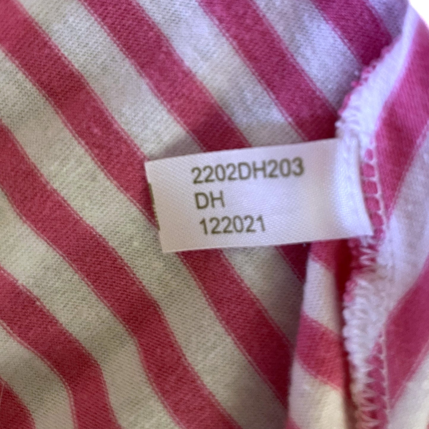 Primary Pink & White Striped Twirl Dress - 4T-5T