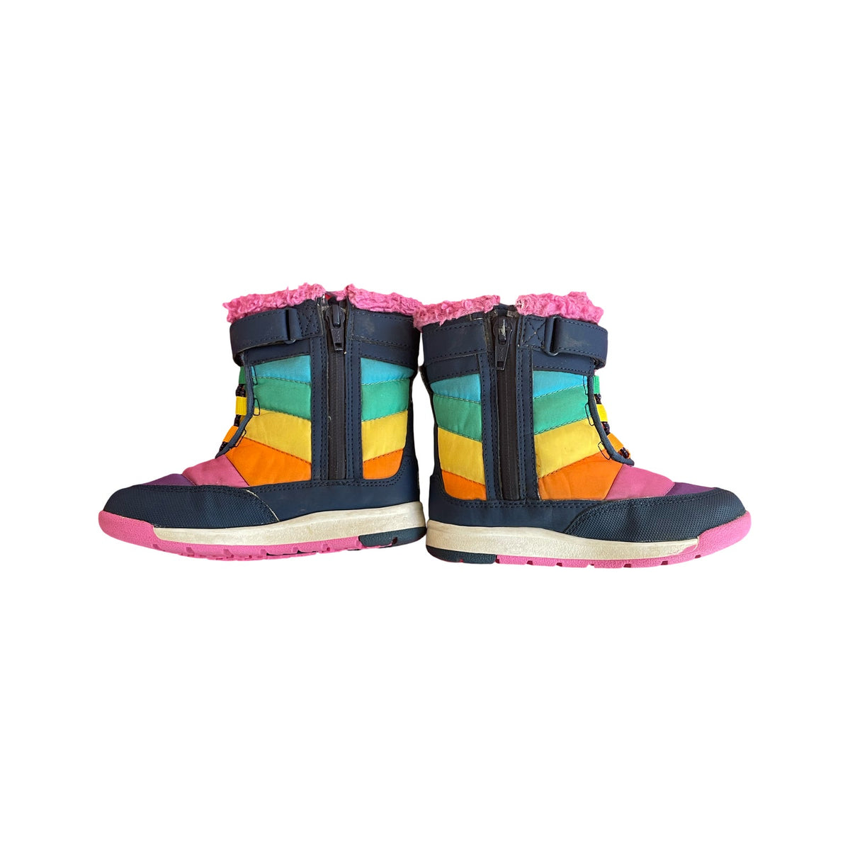 Merrell Little Kid Rainbow Striped Snow Boots - Size 9M