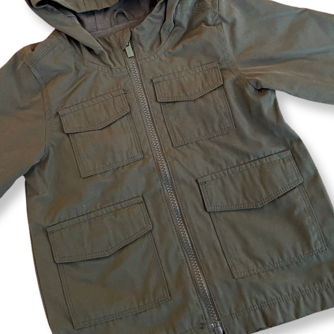Old Navy Olive Water Resistant Jacket - 2T