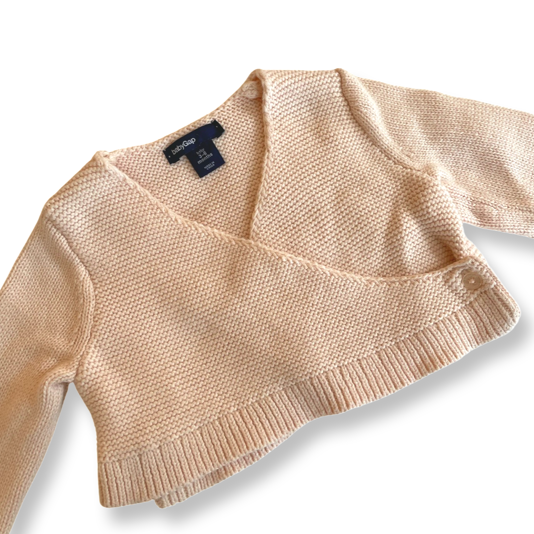 babyGap Ballet-Wrap Sweater - 3-6 mo.