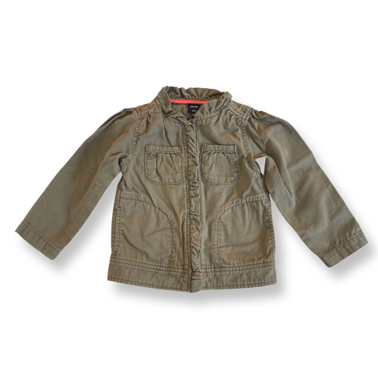 babyGap Ruffled Cotton Jacket - 3T