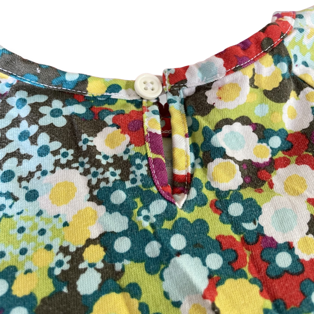 Hanna Andersson Bright Floral Dress - 12 mo.