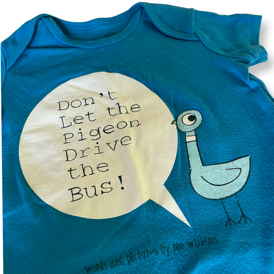 Don't Let the Pigeon Drive the Bus Onesie - 6 mo.