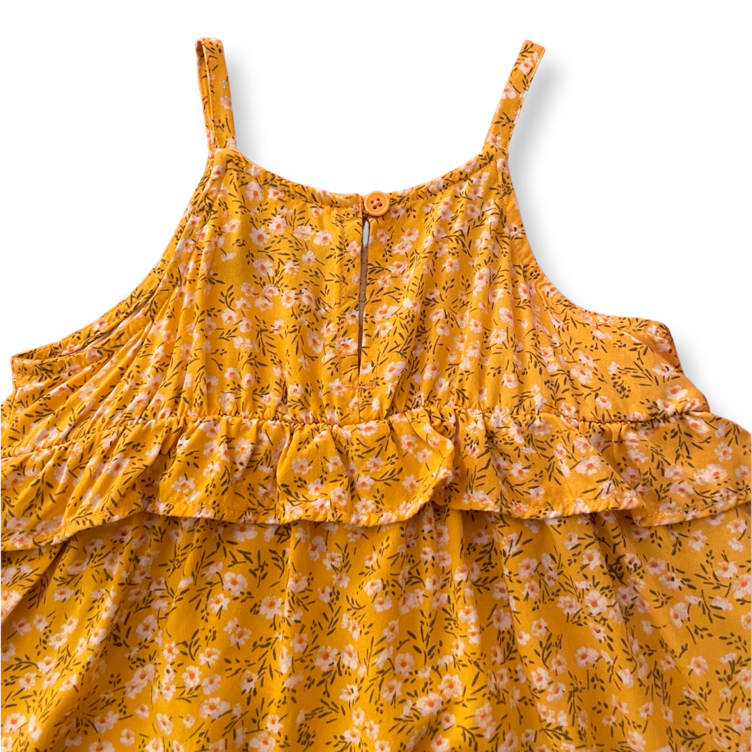 Old Navy Yellow Floral Sleeveless Top - 2T
