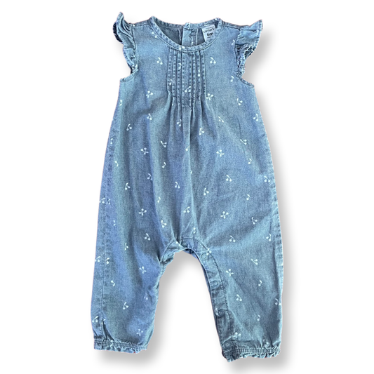 Carter's Chambray Jumpsuit - 6 mo.