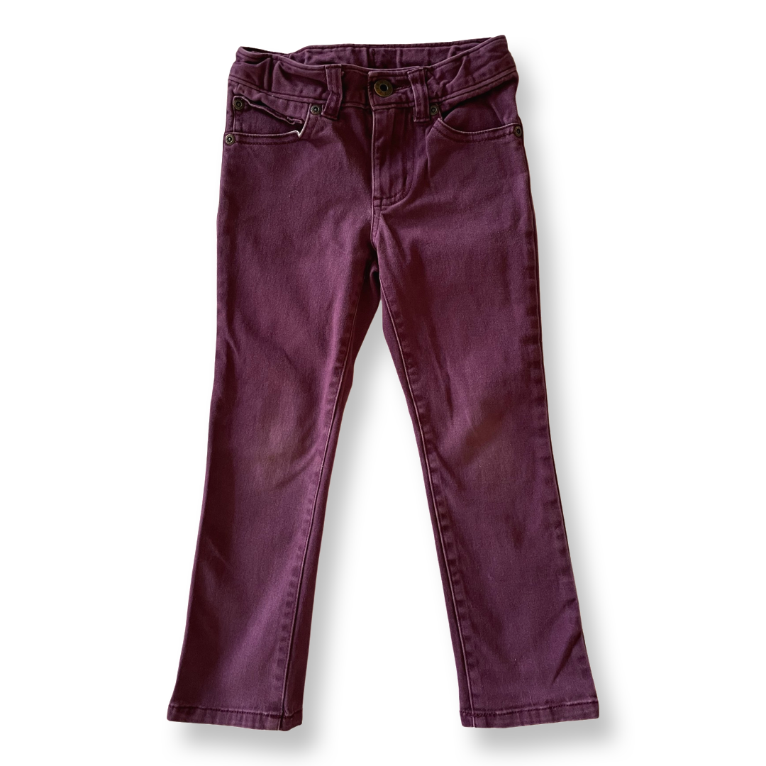L.L. Bean Colored Jeans, Plum - 4T