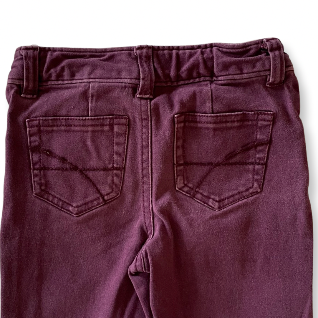 L.L. Bean Colored Jeans, Plum - 4T