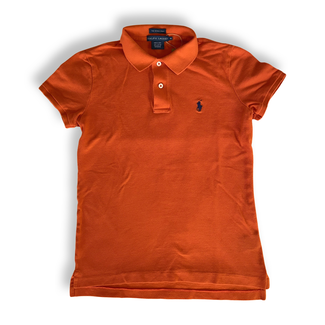 Ralph Lauren Skinny Polo T-Shirt - 10-12 youth