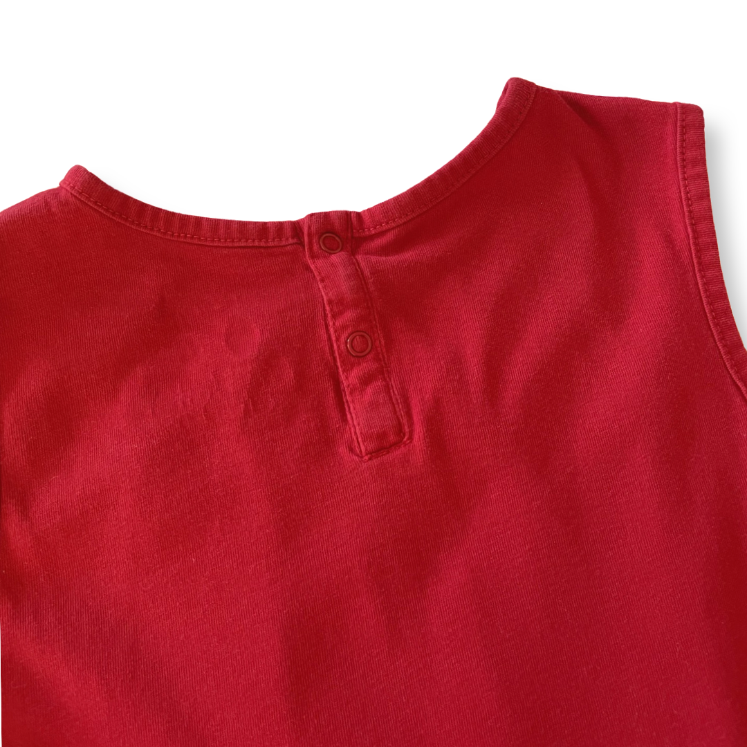 Primary Red Sleeveless Dress - 8-9 youth
