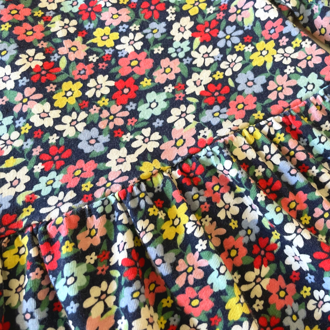 H&M Ditsy Floral Print Long-Sleeve Dress - 1.5-2T