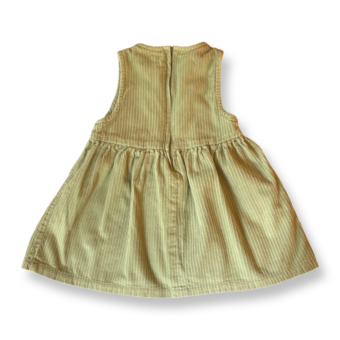 Vintage Just Friends Green Corduroy Dress - 4T