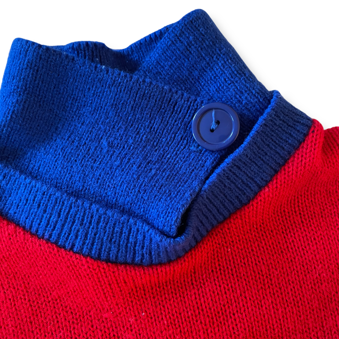 Vintage Grand Knitwear Colorblock Sweater - 4-5T