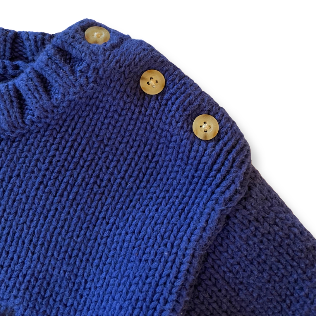 Polo by Ralph Lauren Royal Blue Sweater - 6 youth