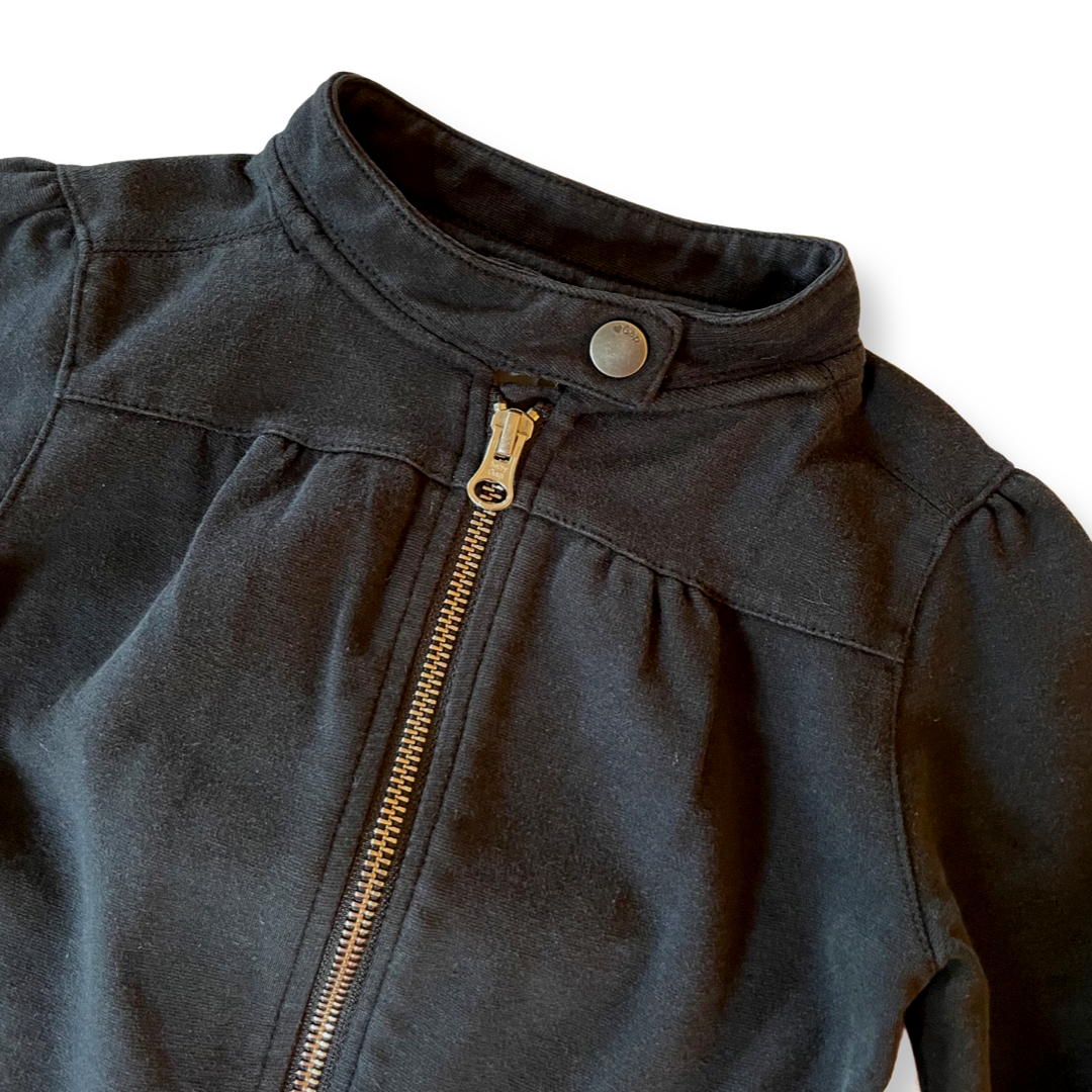 babyGap Black Jacket-Style Sweatshirt - 2T