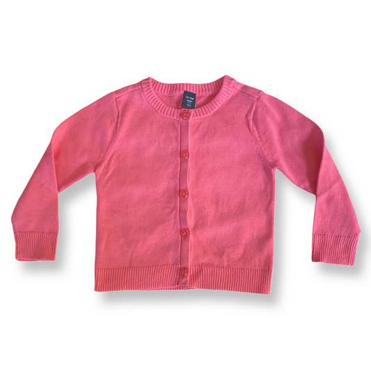 babyGap Pink Crystal Button Cardigan - 2T
