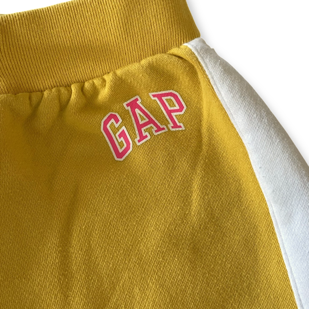 Gap Kids Yellow Logo Sweatpants - 6-7 youth
