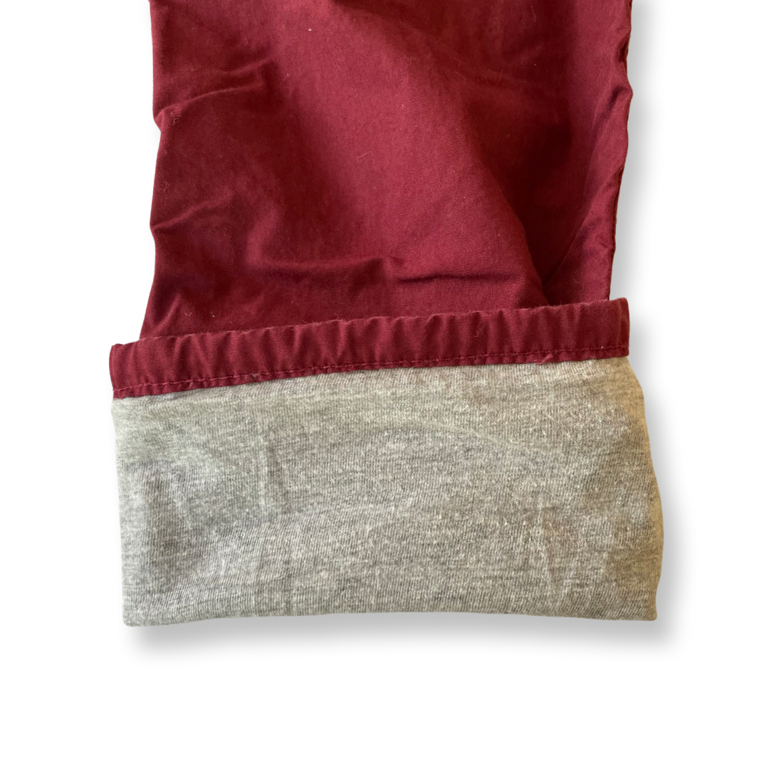 Gap Kids Jersey Lined Maroon Chinos - 8 Youth